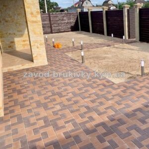 Тротуарна плитка Бруківка 200х100